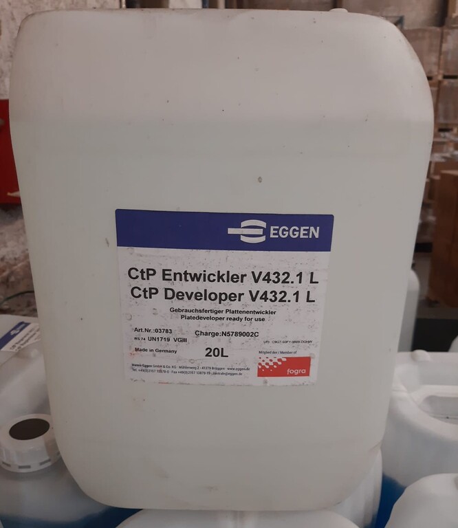 EGGEN PLATE DEVELOPER CTP V4321 L